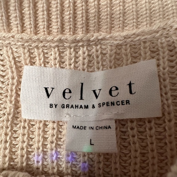 Velvet by Graham & Spencer Wren Sweater - NWT - Size L - Picture 11 of 12